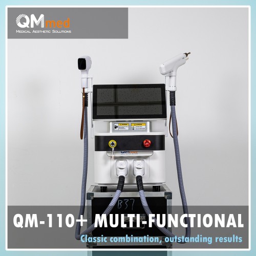 Professional Multi-Function Dual Laser Beauty Machine with Q-Switched Technology for Salon Carbon Peeling, Freckle Removal and Age Spot Reduction