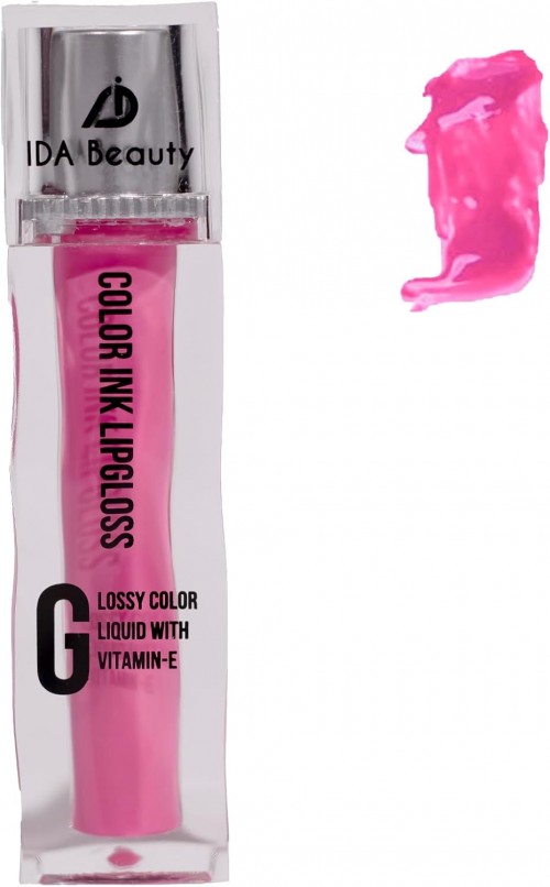 IDA Beauty Hue Kiss Color Ink Lip Gloss - Long-Lasting Lip, Glasting Color Gloss, Hydrating, Smudge-Proof | Vegan, Halal, Cruelty-Free