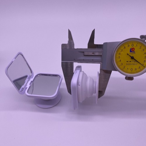 Mini Portable 2 In 1 Multi-purpose Makeup Mirror Airbag telescopic phone holder