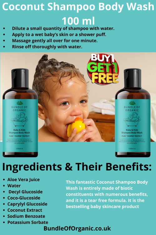 Coconut Shampoo Body Wash 100 ml