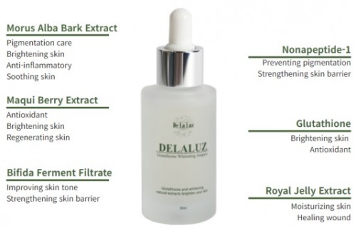 DELALUZ Glutathione Whitening Ampoul/Serum