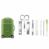 Travel Trolley Manicure Sets 8 pcs Grooming Set 4 Colors