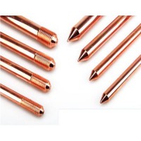 Copper plated ground rod