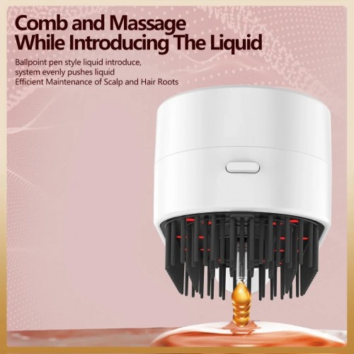 LED Red Light Therapy Hair Growth Comb 3-in-1 Laser Scalp Massager Anti-Hair Loss Treatment with Blue Light