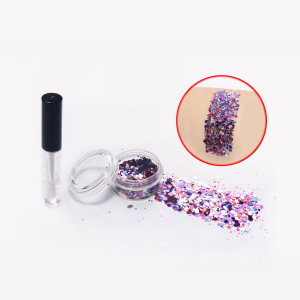 10ml Body Decoration Cosmetic chunky glitter for Face Hair  Nail Skin