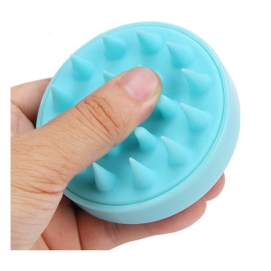 2021 Salon Massager Comb Hair Shampoo Brush Massage Scalp Brush Silicone Scalp Hair Brush