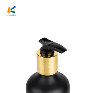 300ml best design empty black biodegradable hair plastic shampoo bottle with lotion pump