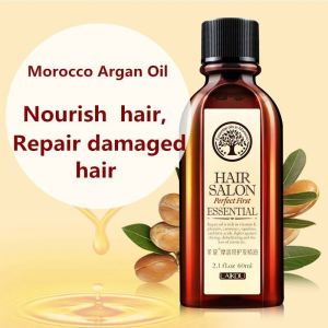 60ml Pure Argan Oil Hair Essencen for Dry Hair More Smooth Natural Argan Oil for Modeling Repair Hair Care Product