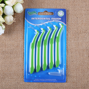 7 "L" Shape Interproximal Interdental Brush Inter Dental Brush