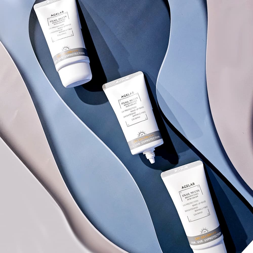 [AGELAB] SNAIL MUCIN BRIGHTENING SUN CREAM SPF50+/PA+++ 70ml