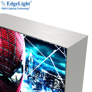 Aluminum lighting display Slim Tension textile LED optical lens fabric light box sign frame for advertising