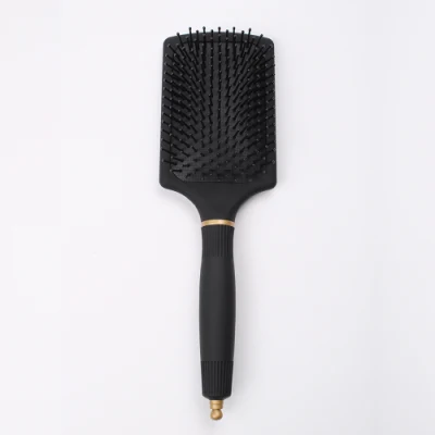 Custom Logo Paddle Detangling Curved Vented Professional Hair Brushes