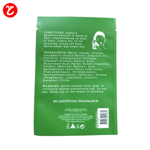 Custom printed aluminum foil bag/ matte finish bag/small heat seal foil bag for green foot bath powder