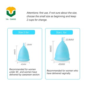 Eco friendly private label menstrual cups female Period MoonCups