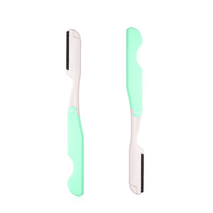 Eyebrow Hair Remover Single Blade Safety Foldable Mini Eyebrow Razor Trimmer