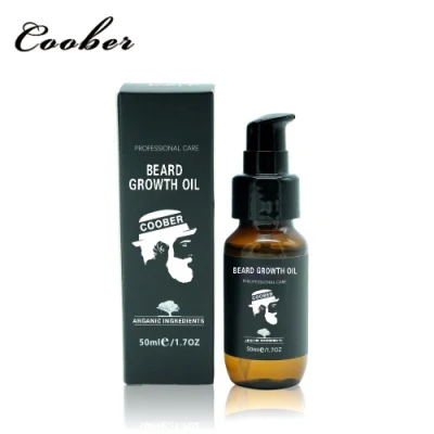 Factory Wholesales Private Label Christmas Gift 60ml Beard Growth Oil for Men Beard Care