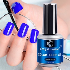 fengshangmei brand China factory supply colorful 15ml uv/led nail gel polish uv gel
