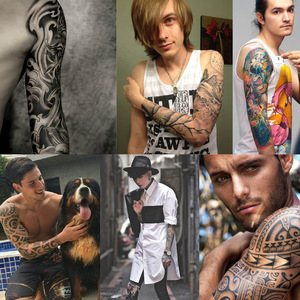 Full Arm Art Sticker Tattoos Hand Tattoo Designs For Men