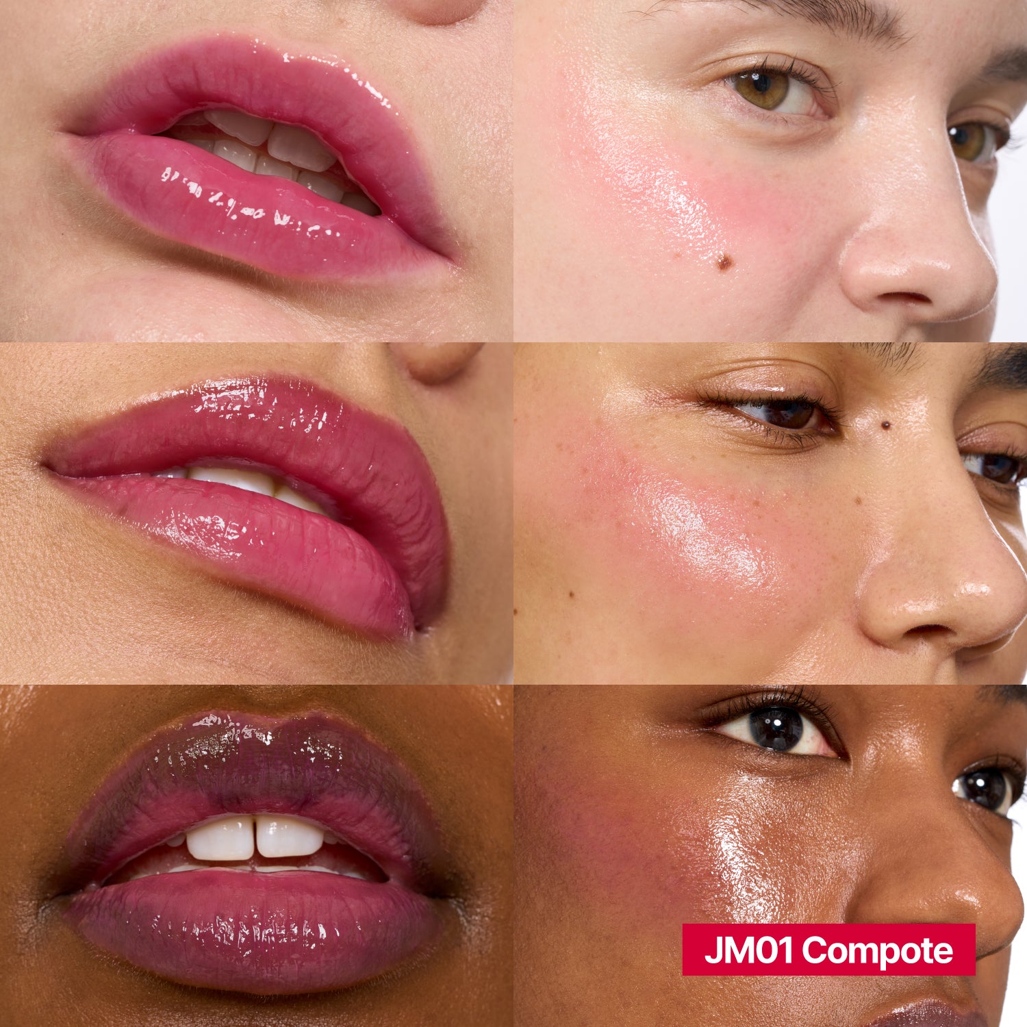 (Fwee) Lip&amp;Cheek Glowy Jelly Pot [JM01 Compote] 4g