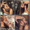 Handmade Straight Razor Shaving Artist Black Matte/ Wood Handle