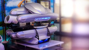 HIGH PRESSURE 24000W Sunbed Tanning bed - VYPER 360 made in Italy