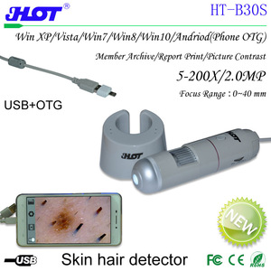 HOT HT-B30S 5-200X 2MP Smart Scalp Hair Tester Skin Analyzer