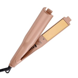 Hot Selling 2018 Amazon Hair Flat Iron Rose Gold Hair Straightener 2 in 1 Hair Curling Iron