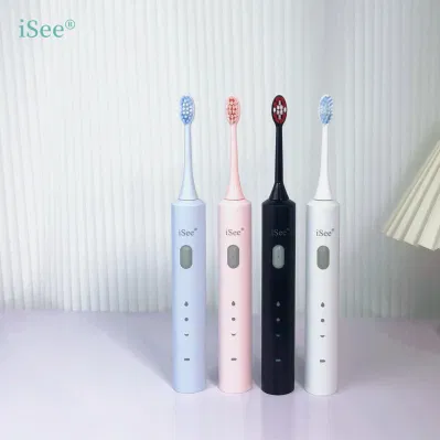 Ipx7 Waterproof Power King Electric Toothbrush with 4 Color Choices