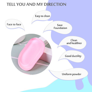 Liquid Powder Foundation  2 in 1 Makeup Puff Silicone and Sponge 2 Sides Cosmetic Puff Jelly Beauty Tool