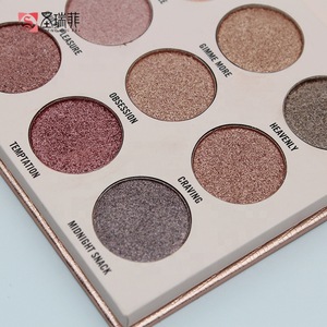 Natural Eyeshadow Palette Eye Shadow Make up Pallet Custom Your Brand Vegan Eyeshadow Paper Palette