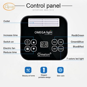 New Beauty Instrument led light therapy 7 colors PDT machine
