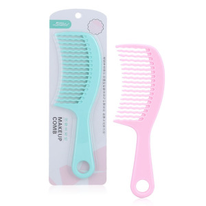 OEM factory wholesale hair care tools custom profesional plastic wide tooth hair comb