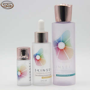 PET Series Plastic Cosmetics Packaging Bottles For Skin Use