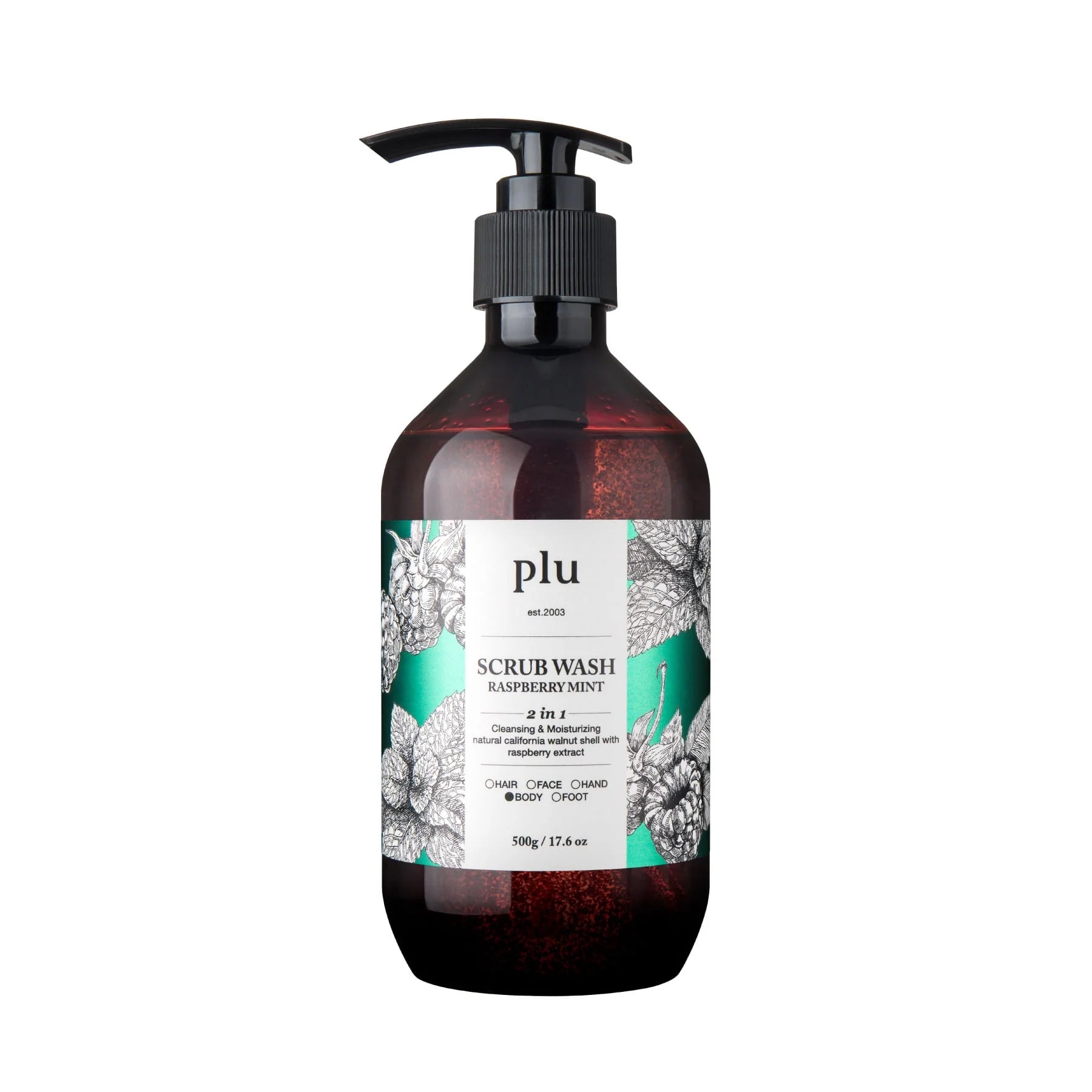 (PLU) Scrub Wash Raspberry Mint 500g
