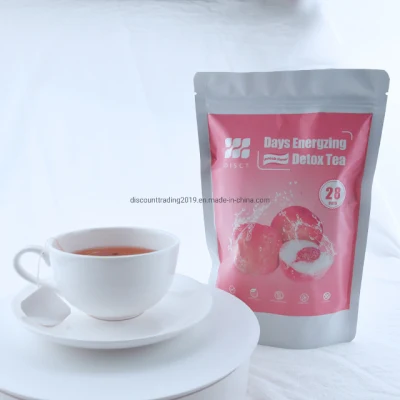 Private Label 28day Herbal Slimming Detox Tea with Peach Flavor
