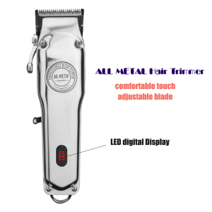 Private label cordless barber salon beard clippers men professional recharge electric hair trimmer 2 in 1 hair cutting