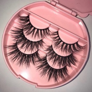 Private label mink lashes vendor custom false eyelash 3d 5d 27mm eyelashes