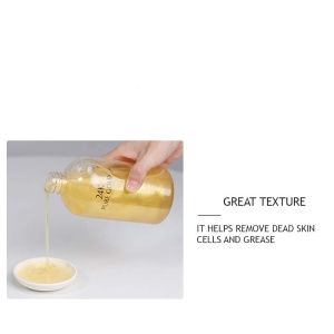 Private Label Shower Gel 24K Pure Gold Cool Smooth,Deep Clean Long Lasting Fragrance Moisture Bath Foam 24K Gold Shower Gel