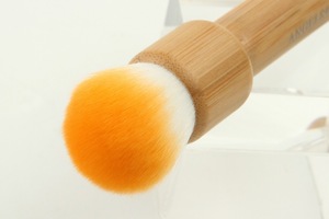 Professional portable 3 size candy color natural bamboo handle blush handmade makeup brush