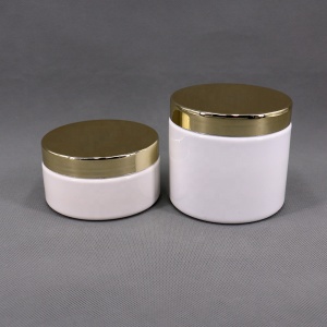 Recyclable PET Cream Jars 250ml 8oz 500ml plastic cosmetic  skin care container Jar bottle 250g 500g cream jar