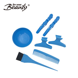 Salon tools 3pcs dyeing brush set + coloring bowl salon tint equipment