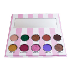 Stock 10 Color Eyescream Eyeshadow Morphe Eyeshadow Palette