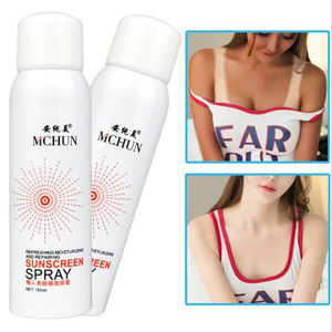 Summer clear repair waterproof dry zinc oxide safest spray sunscreen