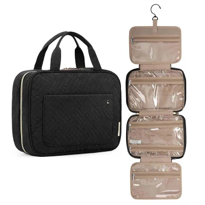Water-Resistant Mens Women Makeup Cosmetic Organization Travel Bag Toiletry with Hanging Hook