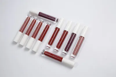 Wholesale High Quality Matte Nude Liquid Lipstick Private Label Lip Gloss Waterproof Vegan Cosmetics