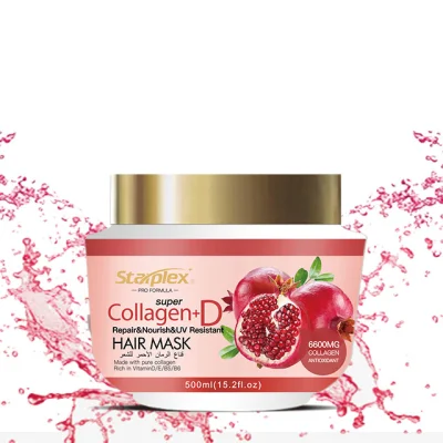 Wholesale Starplex Hydrating Smooth Nourishing Organic Natural Pomegranate Collagen Hair Mask Treatment