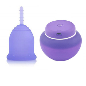 Wholesale UV Cleaner Sterilizer Silicone Collapsible Menstrual Cup