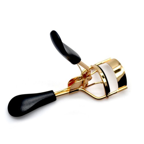 Popular gold color eyelash curler with black handle