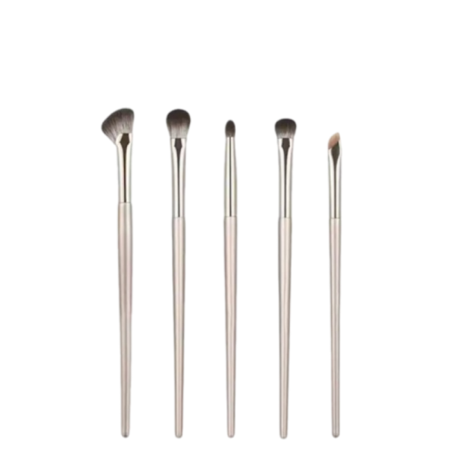 5Pcs Golden Synthetic Eye Makeup Brush Set