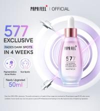 [BIG]PAPA FEEL 577 Fade Dark Spot Serum 50ml Acne Mark Brightening | 4-Butylresorcinol + Niacinamide + Arbutin + VC + Retinol